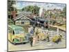 At the Station-Trevor Mitchell-Mounted Giclee Print