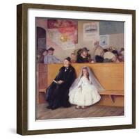 At the Station-Giuseppe Ricci-Framed Giclee Print