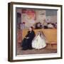 At the Station-Giuseppe Ricci-Framed Giclee Print