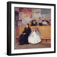 At the Station-Giuseppe Ricci-Framed Giclee Print