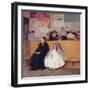 At the Station-Giuseppe Ricci-Framed Giclee Print