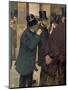 At the Stock Exchange, circa 1878-79-Edgar Degas-Mounted Giclee Print