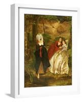 At the Stream, 1864-Philip Hermogenes Calderon-Framed Giclee Print