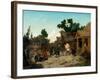 At the Tavern, 1886-Leonid Ivanovich Solomatkin-Framed Giclee Print