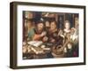 At the Tax Collector's-Jan Massys-Framed Giclee Print