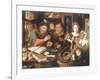At the Tax Collector's-Jan Massys-Framed Giclee Print