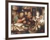 At the Tax Collector's-Jan Massys-Framed Giclee Print