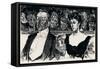 At the Theatre, C1876-1898, (1898)-Charles Dana Gibson-Framed Stretched Canvas