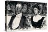 At the Theatre, C1876-1898, (1898)-Charles Dana Gibson-Stretched Canvas