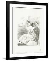 At the Theatre - Woman with a Fan, C.1878-80-Edgar Degas-Framed Giclee Print