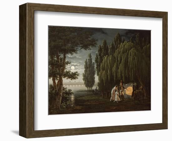 At the Tomb of Colonel Monginot-Emile Jean Horace Vernet-Framed Giclee Print