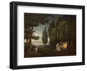 At the Tomb of Colonel Monginot-Emile Jean Horace Vernet-Framed Giclee Print