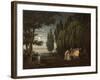 At the Tomb of Colonel Monginot-Emile Jean Horace Vernet-Framed Giclee Print