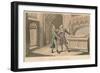 'At the Tomb of Laura', 1821-Thomas Rowlandson-Framed Giclee Print