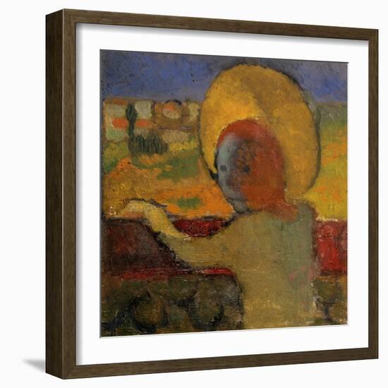 At the Train Window-Maurice Denis-Framed Giclee Print