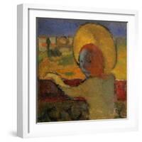 At the Train Window-Maurice Denis-Framed Giclee Print