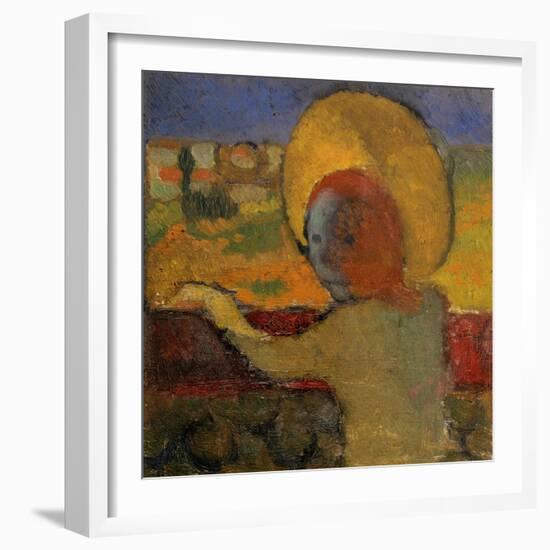 At the Train Window-Maurice Denis-Framed Giclee Print