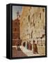 At the Wailing Wall-Charles Robertson-Framed Stretched Canvas