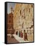 At the Wailing Wall-Charles Robertson-Framed Stretched Canvas