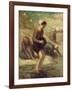 At the Water's Edge, c.1849-53-Honore Daumier-Framed Giclee Print