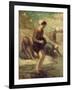 At the Water's Edge, c.1849-53-Honore Daumier-Framed Giclee Print