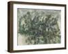 At the Water's Edge, C. 1890-Paul Cézanne-Framed Giclee Print