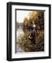 At the Water's Edge-Daniel Ridgway Knight-Framed Giclee Print