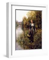 At the Water's Edge-Daniel Ridgway Knight-Framed Giclee Print