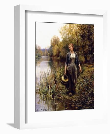 At the Water's Edge-Daniel Ridgway Knight-Framed Giclee Print