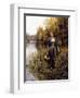 At the Water's Edge-Daniel Ridgway Knight-Framed Giclee Print