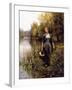 At the Water's Edge-Daniel Ridgway Knight-Framed Giclee Print