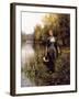 At the Water's Edge-Daniel Ridgway Knight-Framed Giclee Print