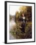 At the Water's Edge-Daniel Ridgway Knight-Framed Giclee Print