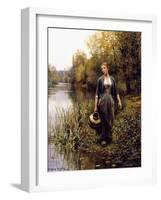 At the Water's Edge-Daniel Ridgway Knight-Framed Giclee Print