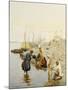 At the Waters Edge-Charles Wilda-Mounted Giclee Print