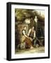 At the Well, 1872 (Oil on Canvas)-Johann Georg Meyer von Bremen-Framed Giclee Print