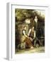 At the Well, 1872 (Oil on Canvas)-Johann Georg Meyer von Bremen-Framed Giclee Print