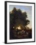 At the Well, 19th Century-Ludwig Richter-Framed Giclee Print