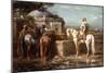 At the Well, 19th Century-Adolf Schreyer-Mounted Giclee Print