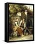 At the Well-Johann Georg Meyer von Bremen-Framed Stretched Canvas