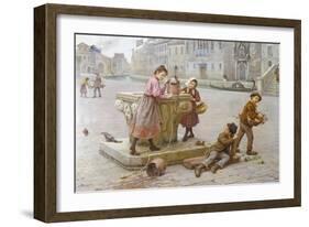At the Well-Antonio Paoletti-Framed Giclee Print