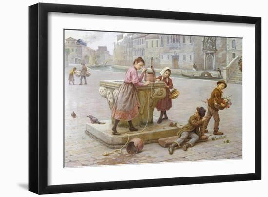 At the Well-Antonio Paoletti-Framed Giclee Print