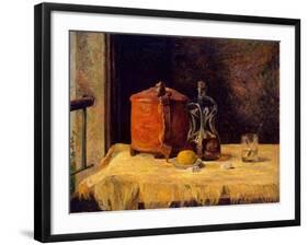 At the Window, 1882-Paul Gauguin-Framed Giclee Print