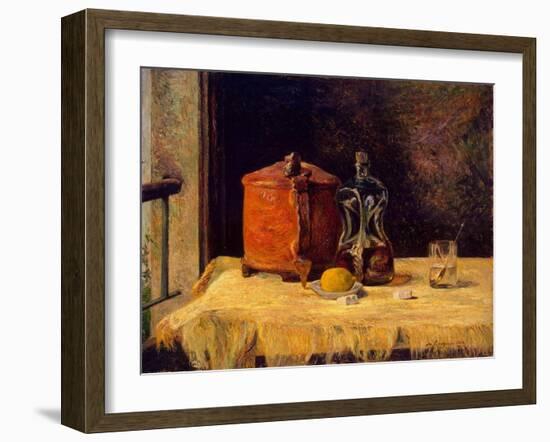 At the Window, 1882-Paul Gauguin-Framed Giclee Print