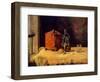At the Window, 1882-Paul Gauguin-Framed Premium Giclee Print