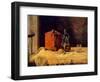 At the Window, 1882-Paul Gauguin-Framed Premium Giclee Print