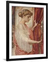 At the Window, 1884 (W/C on Paper)-Edward John Poynter-Framed Giclee Print