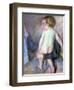 At the Window, 1889-Mary Cassatt-Framed Giclee Print