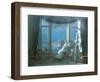 At the Window on a Moonlit Night, 1822-G. Koch-Framed Giclee Print