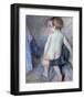 At the Window-Mary Cassatt-Framed Giclee Print